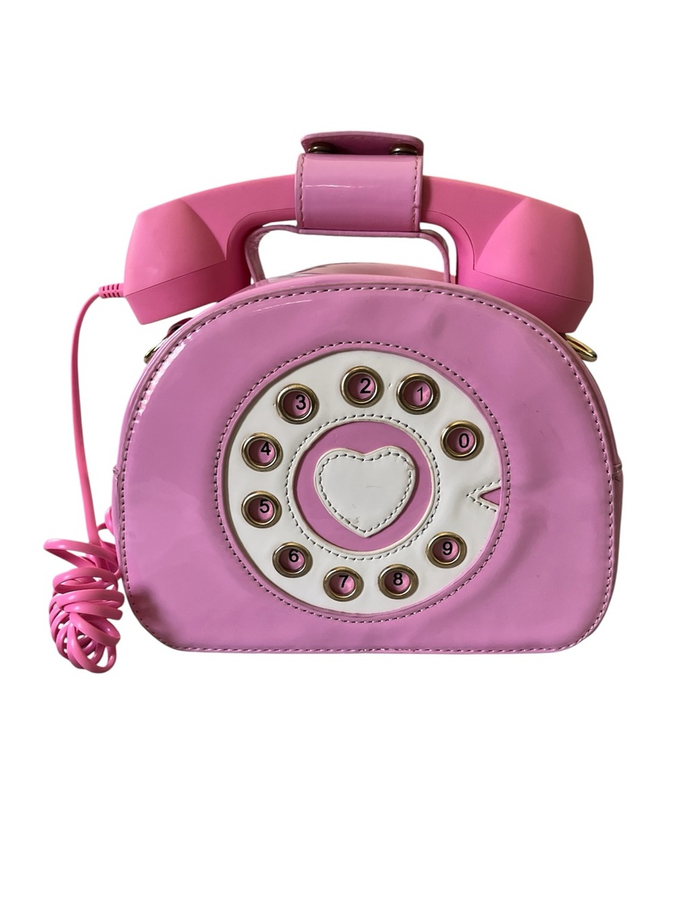 Pink Novelty Rotary Telephone Purse